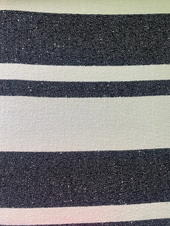 Coconut Listrado - Off White/Preto cor 20550 - comprar online