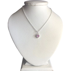 g 1240p colgante con cubic corazón rosado - comprar online