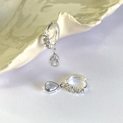 Ar 1297p argolla con strass y gota cristal