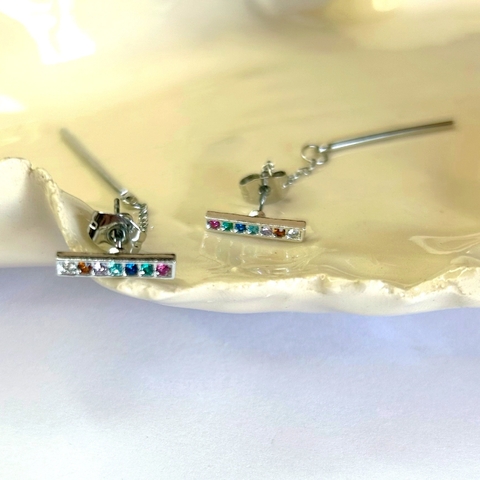 ar 935 pasante strass color con palito colgante