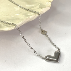 G 1464 cadena simple con corazón inflado