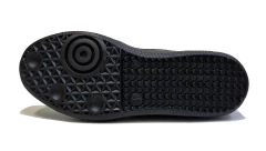 Zapatillas de cuero vacuno negro liso con cordones y liviana - Calisto - Baccarat zapatos