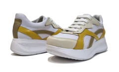 Zapatillas de cuero vacuno con cordones y plataforma - Gise (Artículo 712) - Baccarat zapatos
