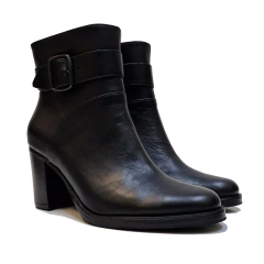 Botita de cuero vacuno con cierre - Beatrice (Art. 6008) - Baccarat zapatos
