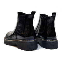 Bota de cuero vacuno con elástico y cierre - Serena (Art 231) - tienda online