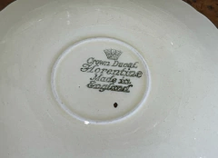 5 duos de café de loza inglesa Crown Ducal. en internet