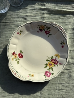 Plato masitero de loza inglesa Grindley Marlborough.