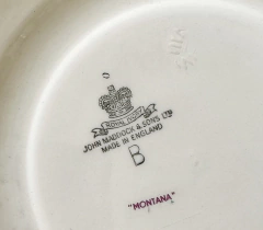 Salsera de loza inglesa John Maddock & Son Ltd. Montana. en internet