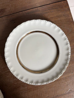 Plato de postre de loza inglesa Grindley, 20 cm.