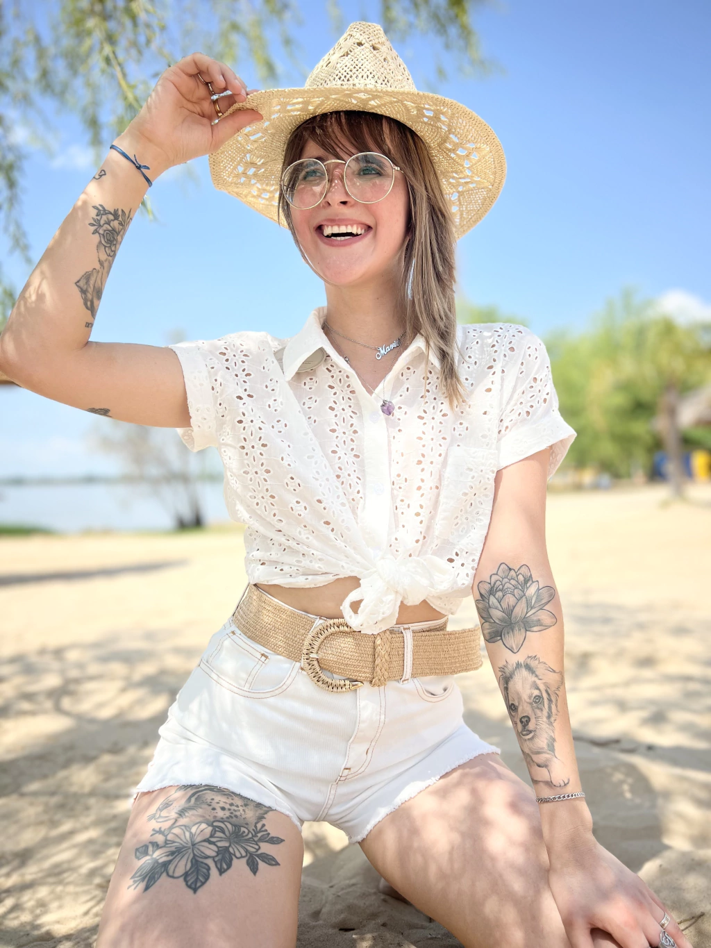 Short Pilar con repunte - Del Pilar
