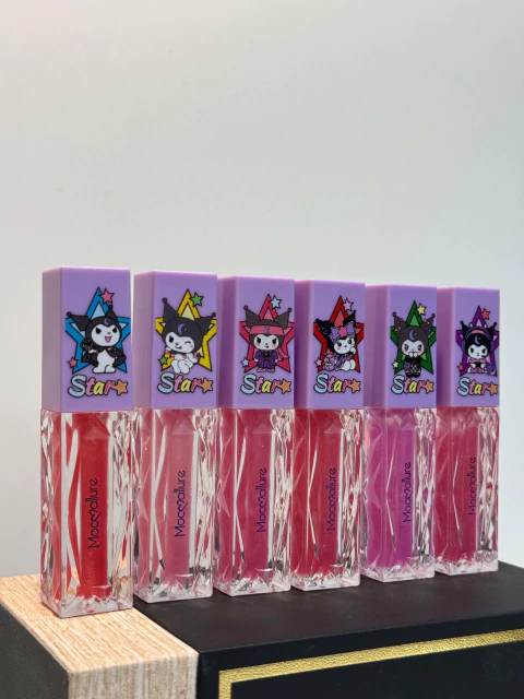 Lip gloss kuromi lila star