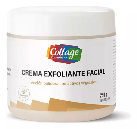 Crema Exfoliante facial collage