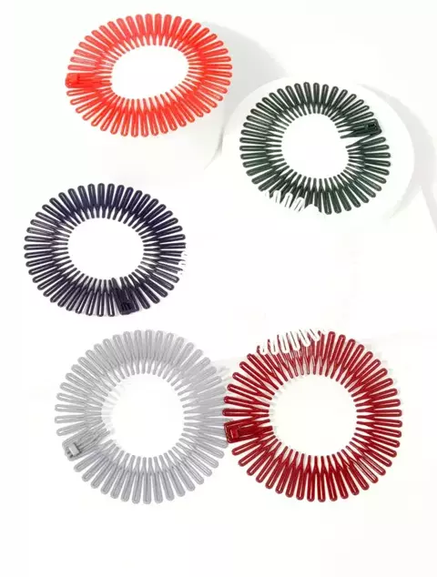 VINCHA ZIG ZAG blanca o negra