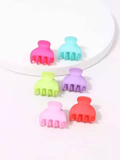 PINZA 4 DIENTES X 4 COLOR LISO MATE