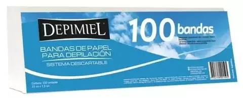 Bandas depilatorias Depimel x100
