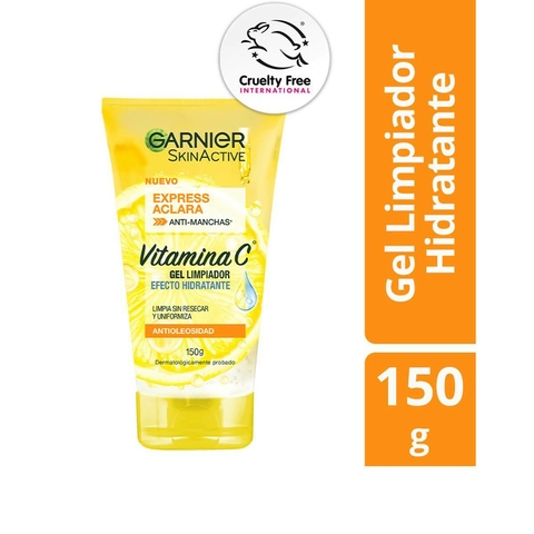 Gel de Limpieza garnier efecto hidratante Vitamina C