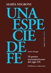 Una especie de Fe - Maria Negroni / Ed: Bajo la luna