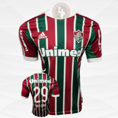 Camisa Fluminense 2013 N°28 Biro Biro Usada em Jogo Tamanho M Formotion - Adidas