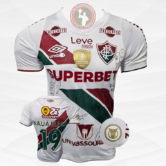 Camisa Fluminense 2024 Autografada N°19 Kaua Elias Usada em Jogo Tamanho P - Umbro - comprar online