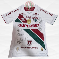 Camisa Fluminense 2024 Autografada N°21 J. Árias Usada em Jogo Tamanho P - Umbro na internet