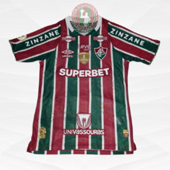 Camisa Fluminense 2024 Autografada N°19 Kaua Elias Usada em Jogo Tamanho P - Umbro na internet