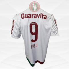 Camisa Fluminense 2013 N°9 Fred Usada em Jogo Tamanho G - Adidas - Colecionadores Tricolores