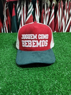 Boné "Joguem como Bebemos"