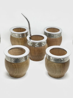 Mate imperial de algarrobo + bombilla