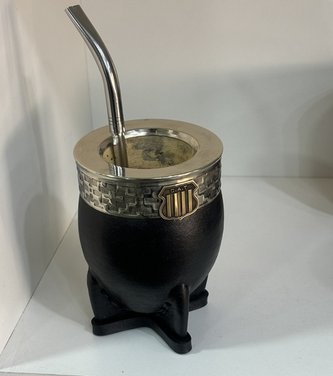 Mate imperial futbol 1 escudo aplique + bombilla - comprar online