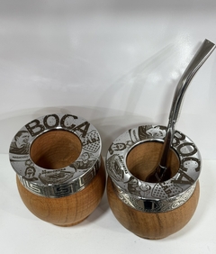 Mate imperial algarrobo con grabado 3D + bombilla + - tienda online