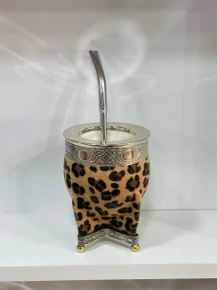 Mate imperial ANIMAL PRINT , base y bolita + bombilla en internet
