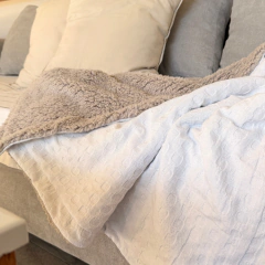 Manta COZY - Smile and Enjoy | Deco textil | Almohadones, cover para sillones y más