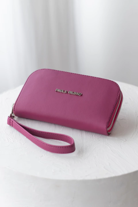 Billetera Ana Doble magenta - comprar online