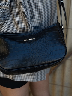 Luisa negra croco - comprar online