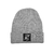 Beanie largo gris claro