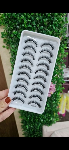 Cílios postiços 10 pares - comprar online