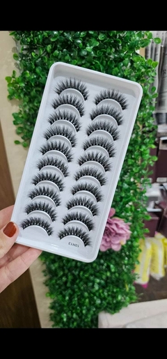 Cílios postiços 10 pares - loja online