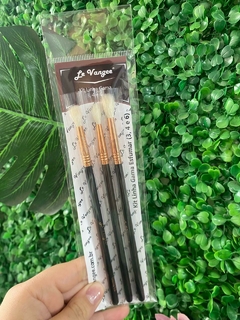Kit 3 Pincéis Profissional De Esfumar Gama 3,4 E 6 - Le Vangee na internet