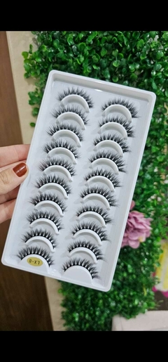 Cílios postiços 10 pares - loja online
