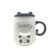 Caneca Cerâmica China Panda c/ Colher
