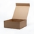 Caixa Presente Rígida Magnético | Dobrável 22 x 22 x 9 - Kraft - loja online