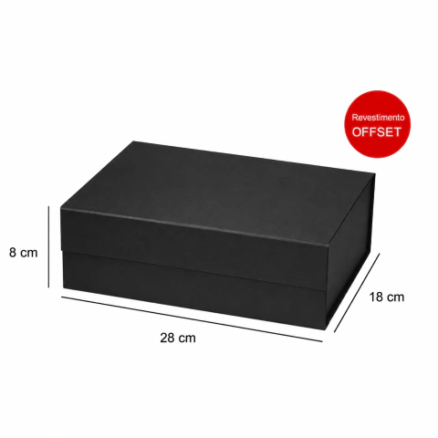 Caixa Presente Rígida Magnética - 28.0 x 20.0 x 9.0 - Importado