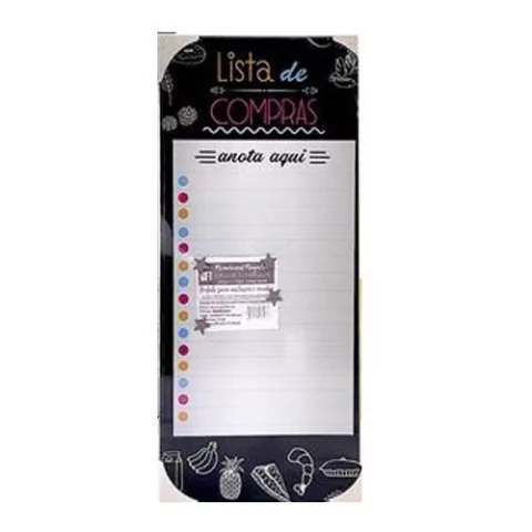 MemoBoard Magnético Lista Compras 30x60