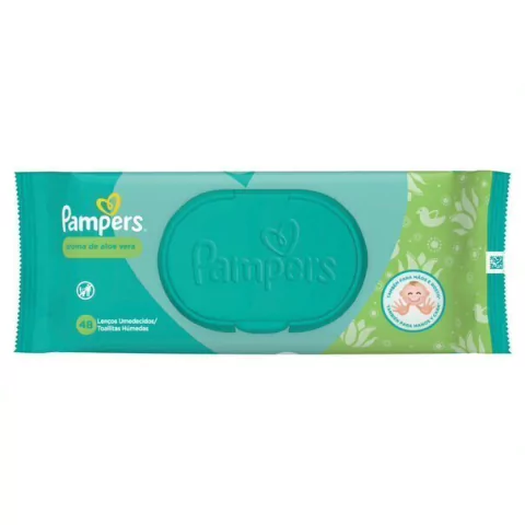 TOALLITAS PAMPERS AROMA ALOE VERA (48UN) - comprar online