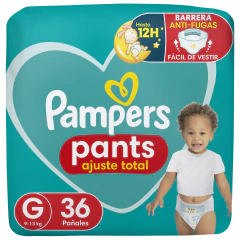 PAMPERS CONFORT SEC PANTS (G al XXG) en internet