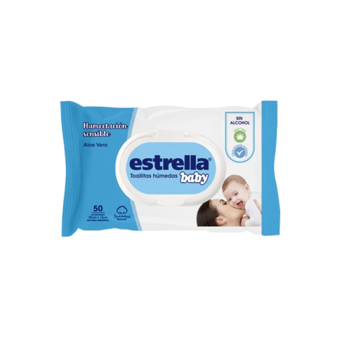 TOALLITAS ESTRELLA BABY 50UN