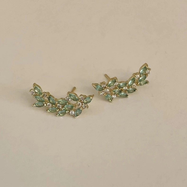 Brinco ysore dourado - Semijoia