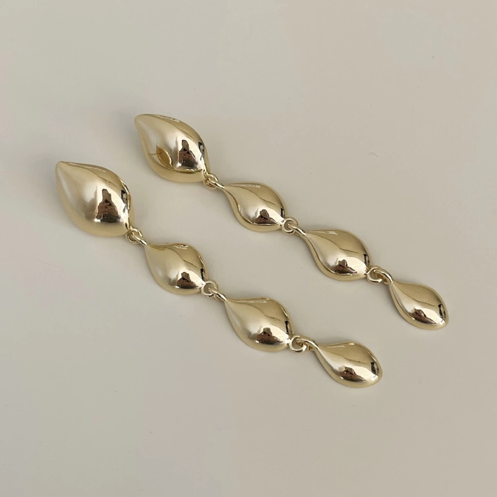 Brinco gota - Semijoia