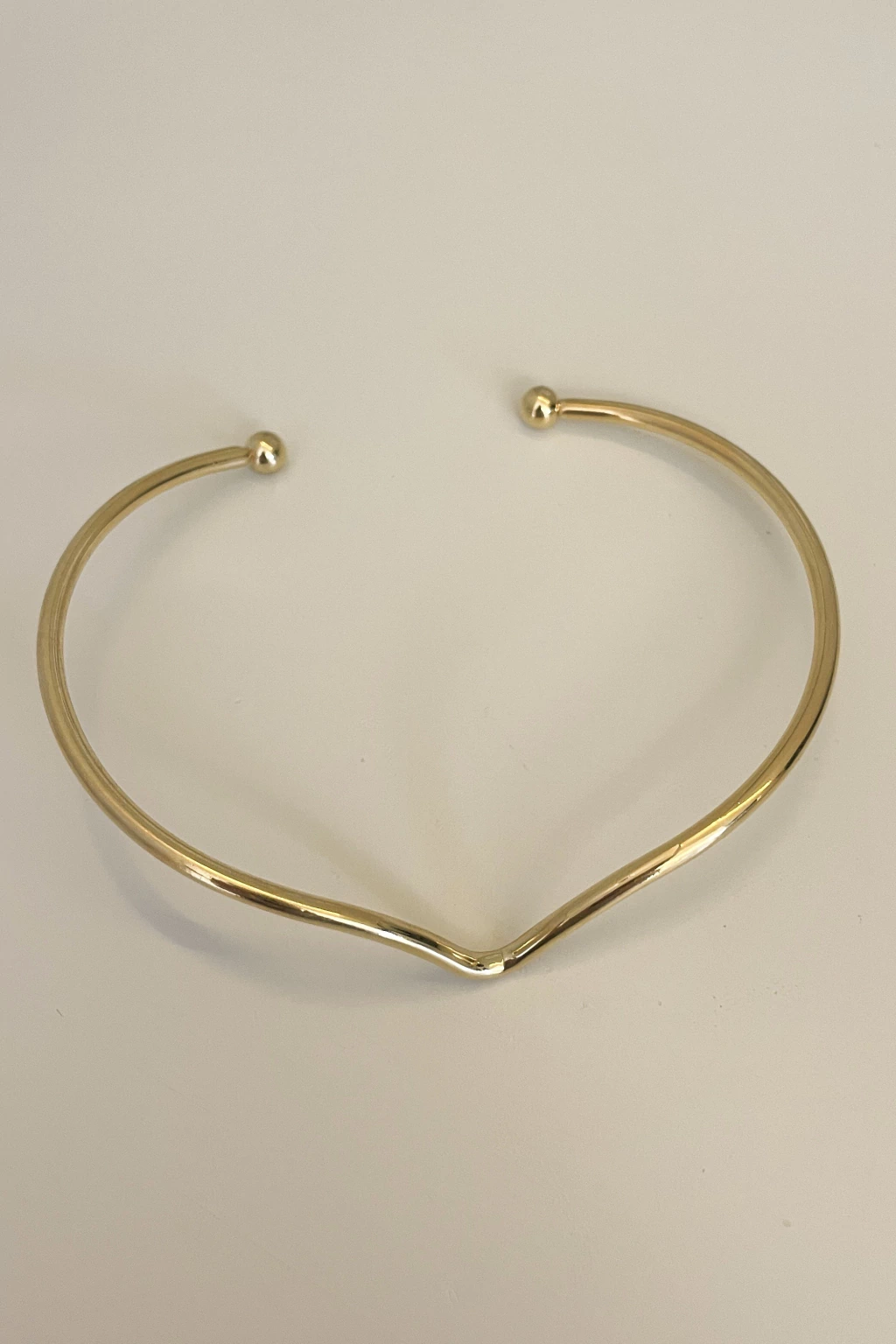 Bracelete de braço dourado - Semijoia