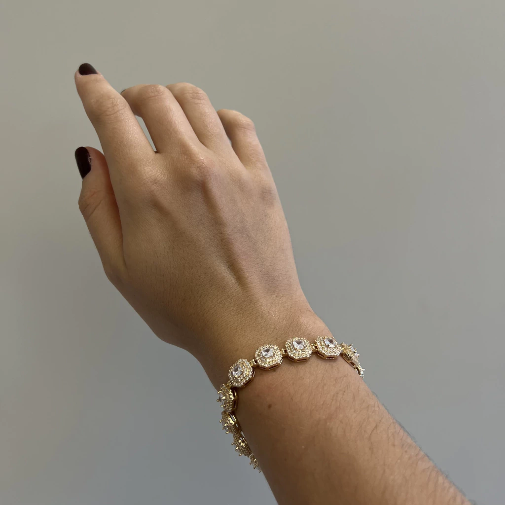 Pulseira soft dourado - semijoia